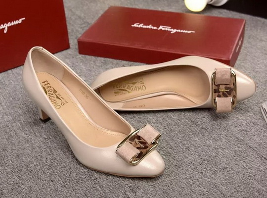 Ferragamo Shallow mouth kitten heel Shoes Women--023